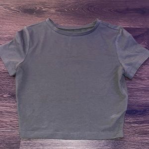 Army Green Wild Fable Crop Top